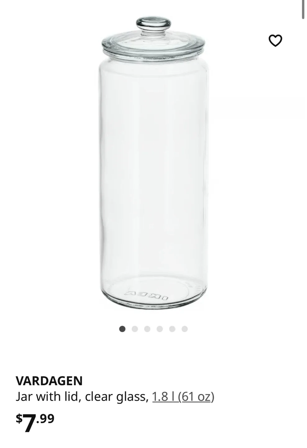 IKEA Vardagen Glass Jars image indicator(5)