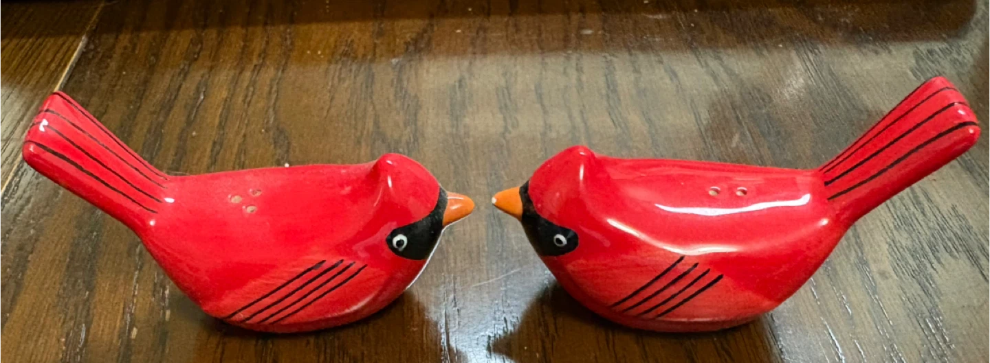 Cardinal Salt and Pepper Shakers - photo 2