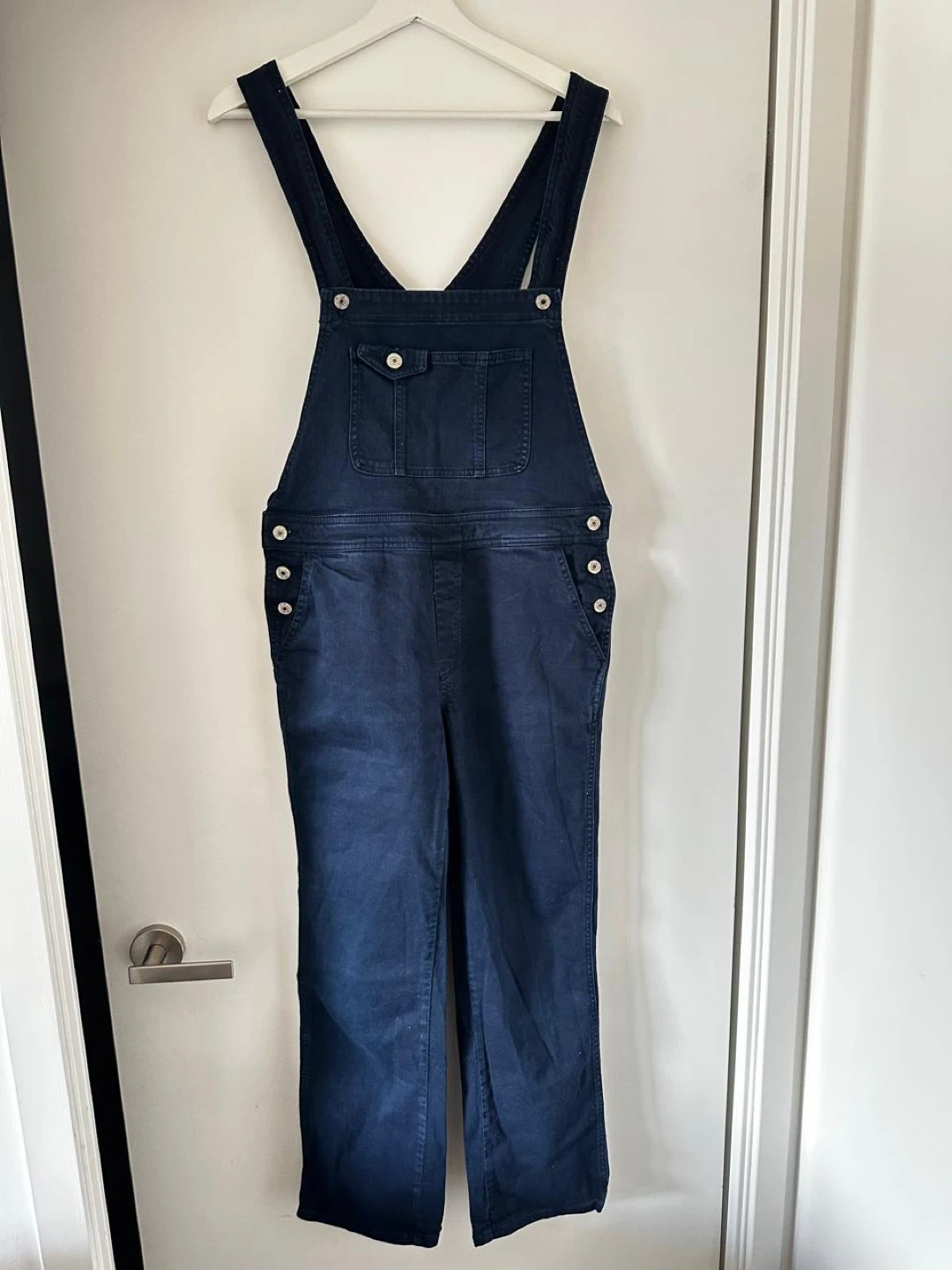 Mango Denim Overalls - Size M