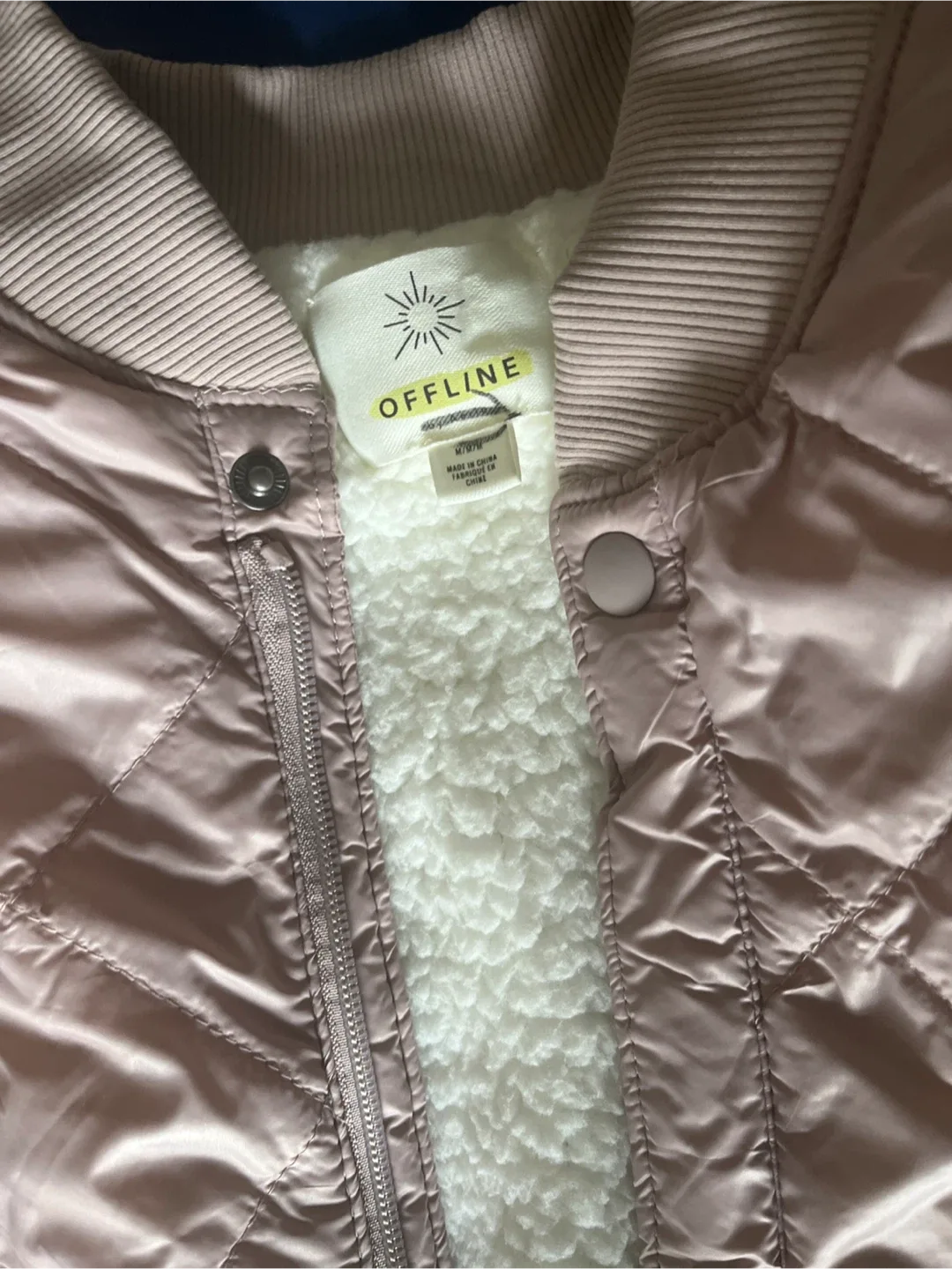 OFFLINE by Aerie Quilted Bomber Jacket - M image indicator(2)