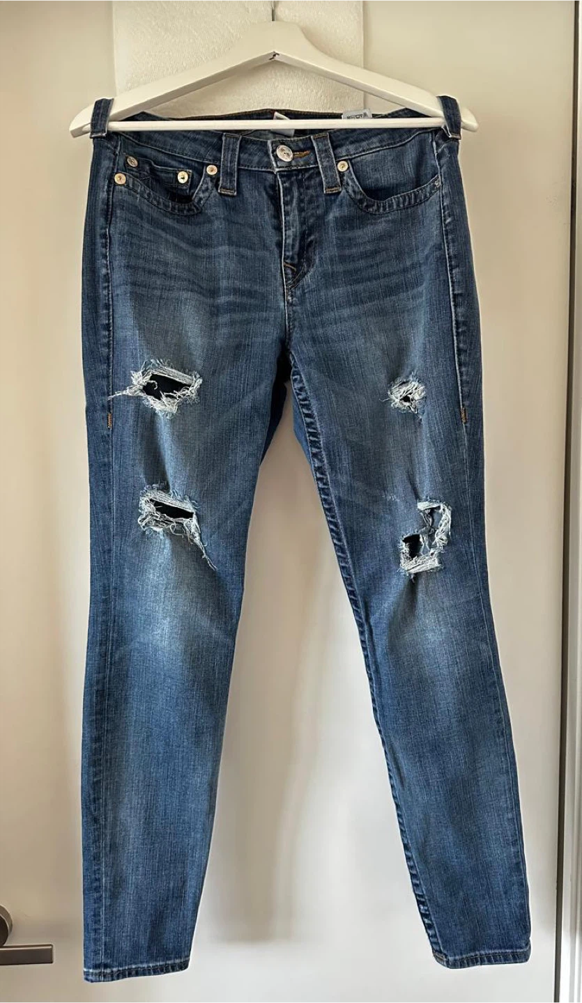 True Religion Distressed Jeans Size 30