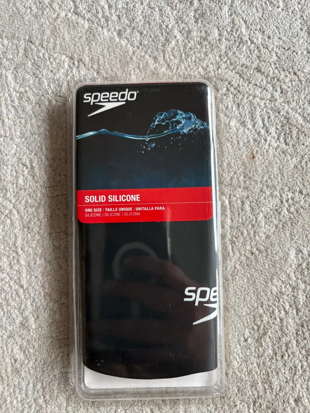 Speedo Solid Silicone Swim Cap - One Size thumbnail
