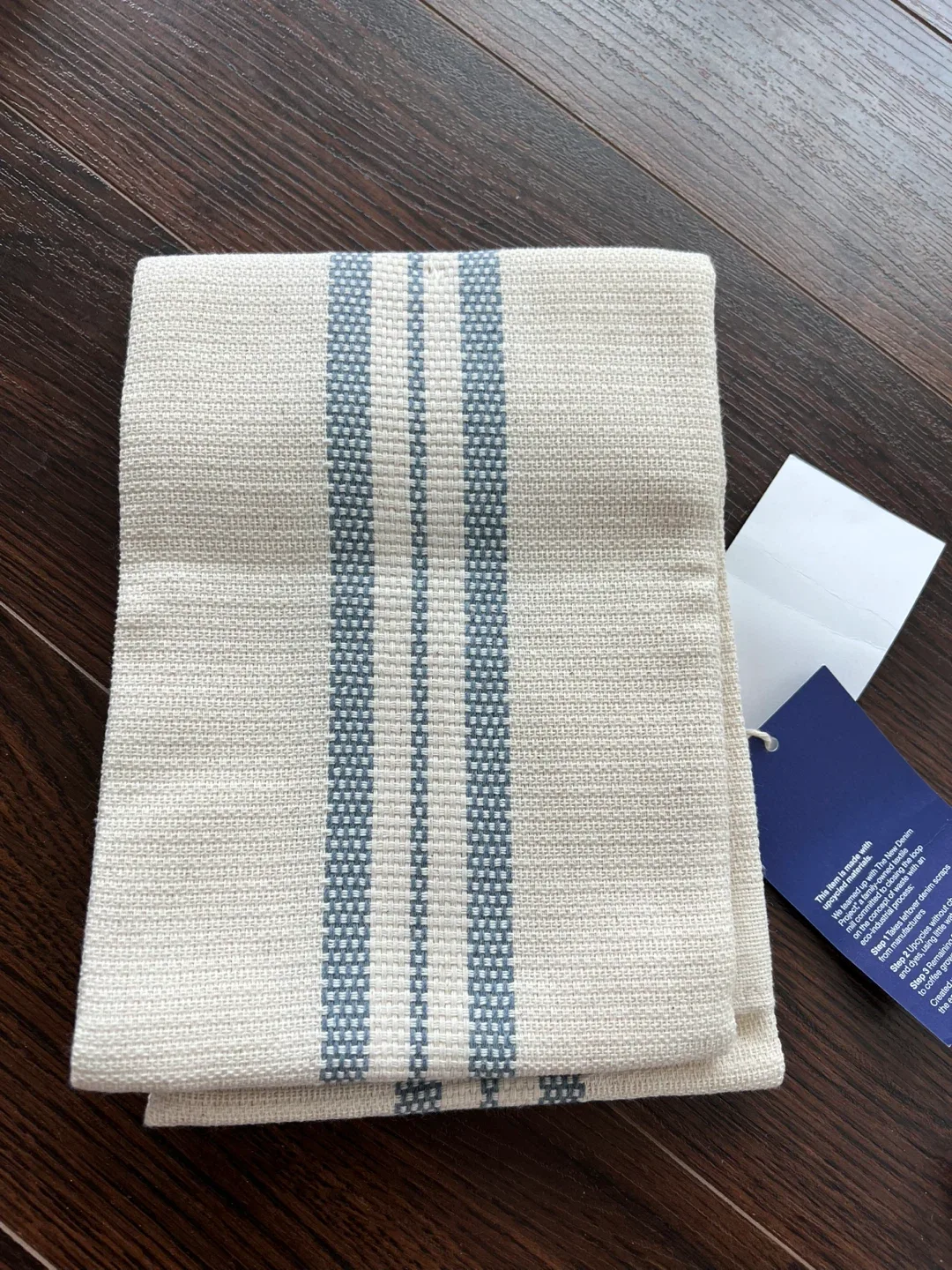 Crate & Barrel Denim Project Towel - New image indicator(3)