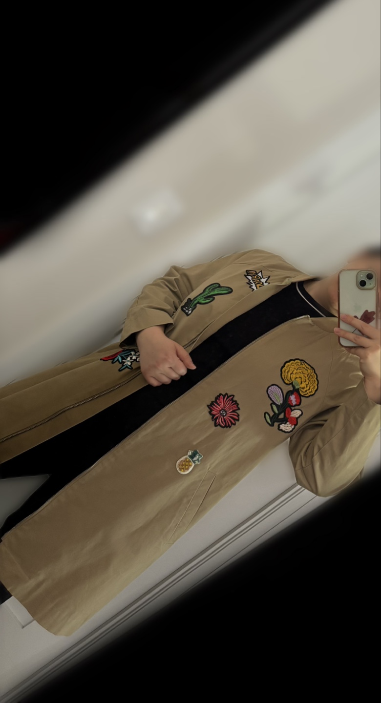 Khaki trench coat - photo 4