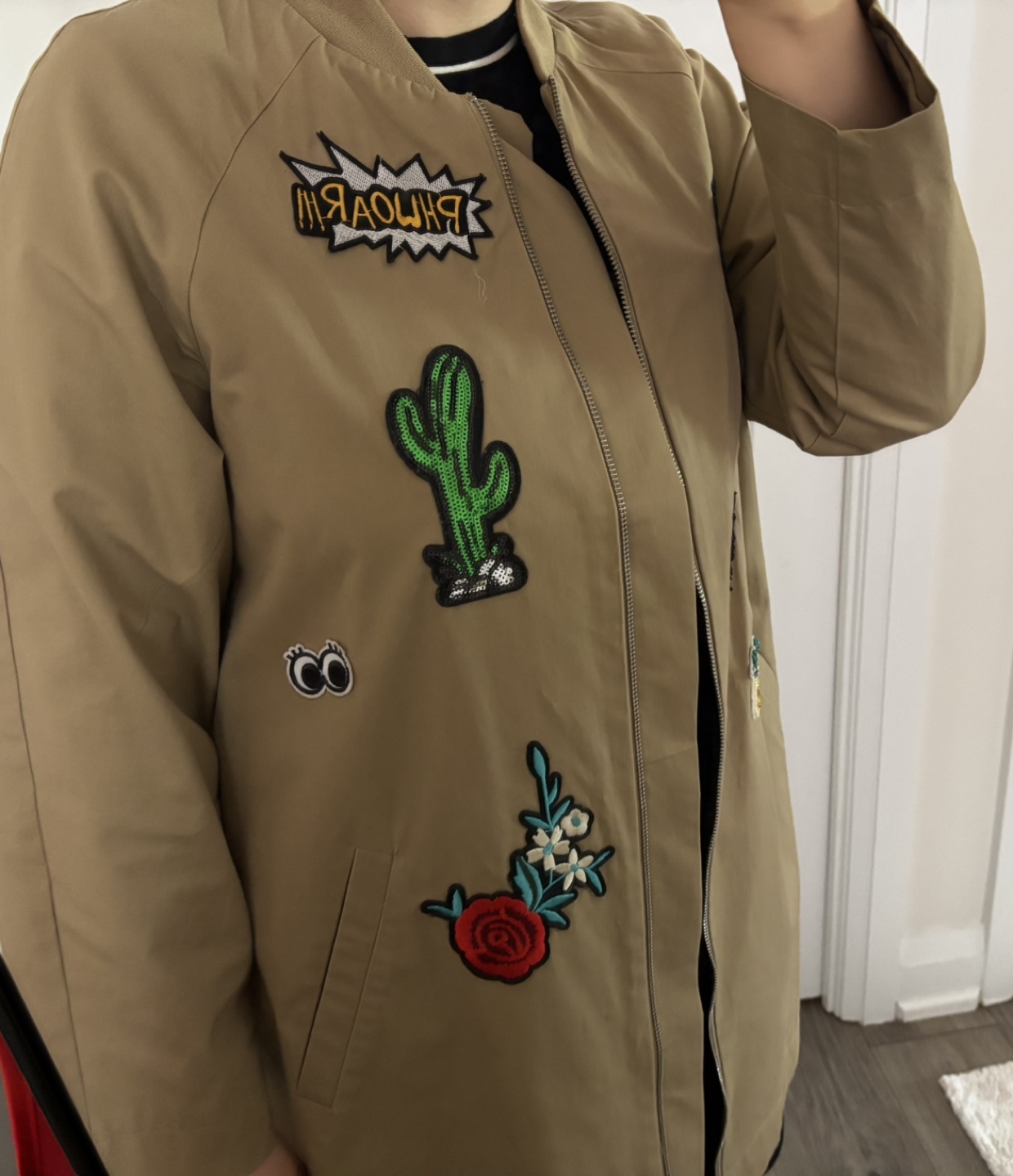 Khaki trench coat - photo 5
