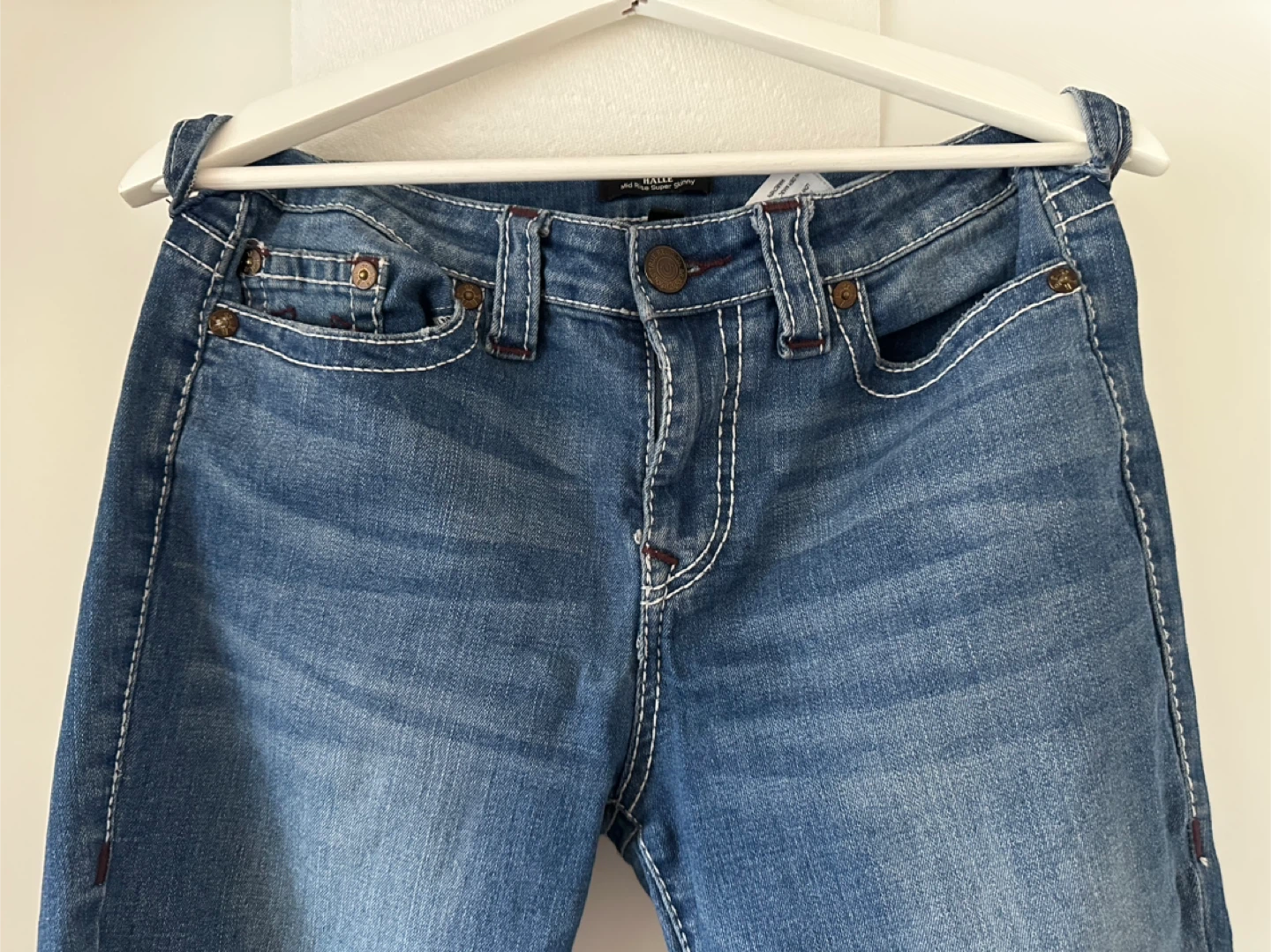 True Religion Halle Mid Rise Super Skinny Jeans - Size 29 - photo 3