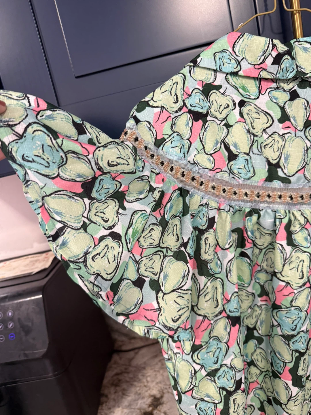 VIA Floral Print Top size M - photo 5