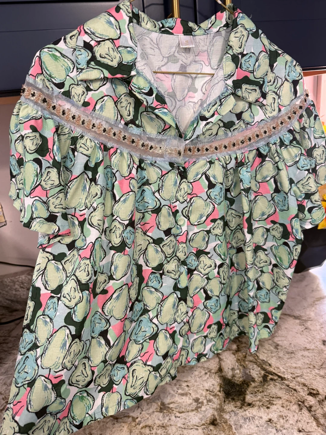 VIA Floral Print Top size M - photo 2