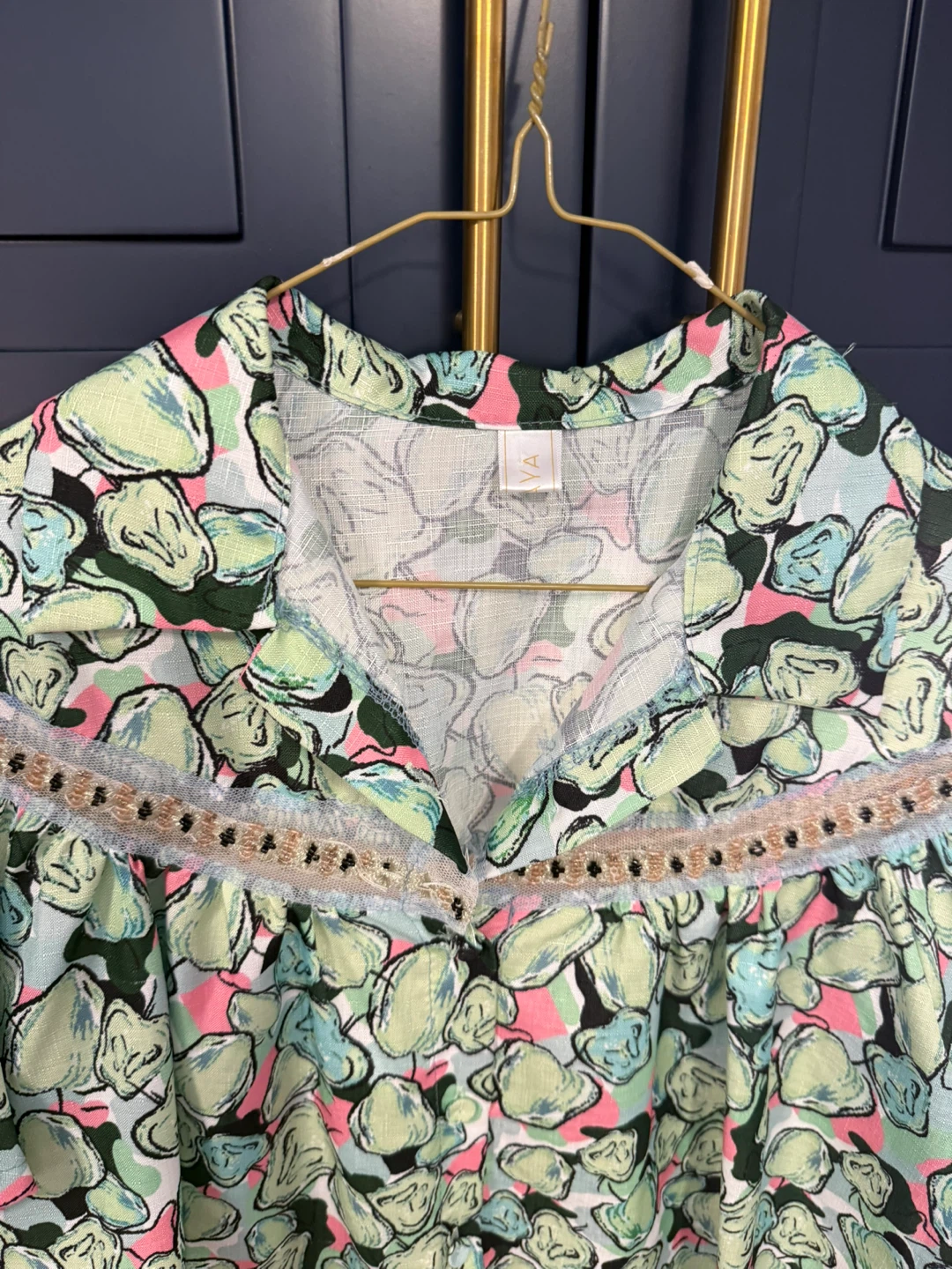 VIA Floral Print Top size M - photo 4