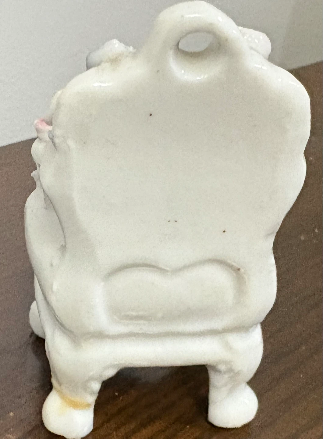 Vintage Miniature Porcelain Chair Figurine - photo 2