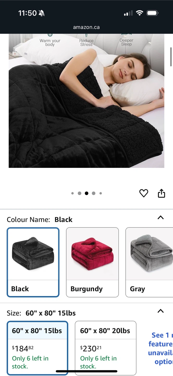 FREE weighted blanket and carpet