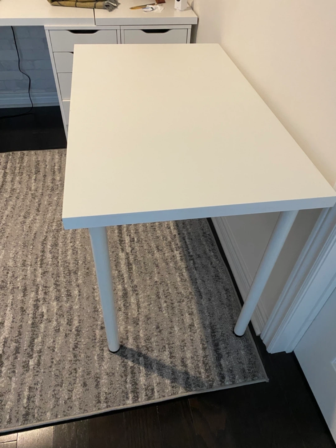 IKEA LINNMON / ADILS White Table 39.5” L X 23.5” W X 29”H - photo 2