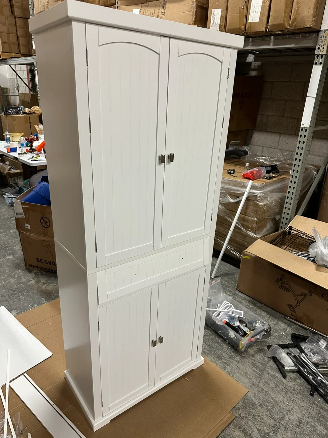 White Storage Cabinet thumbnail