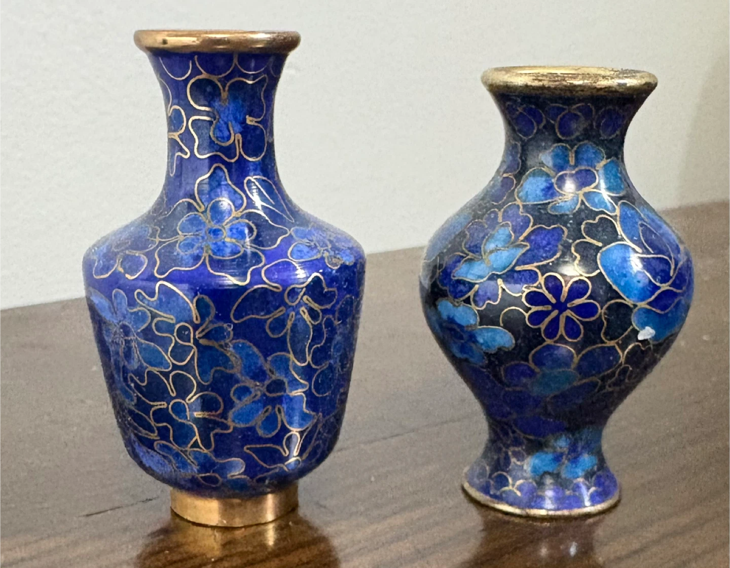 Cloisonné Vases - Pair of Decorative Vases
