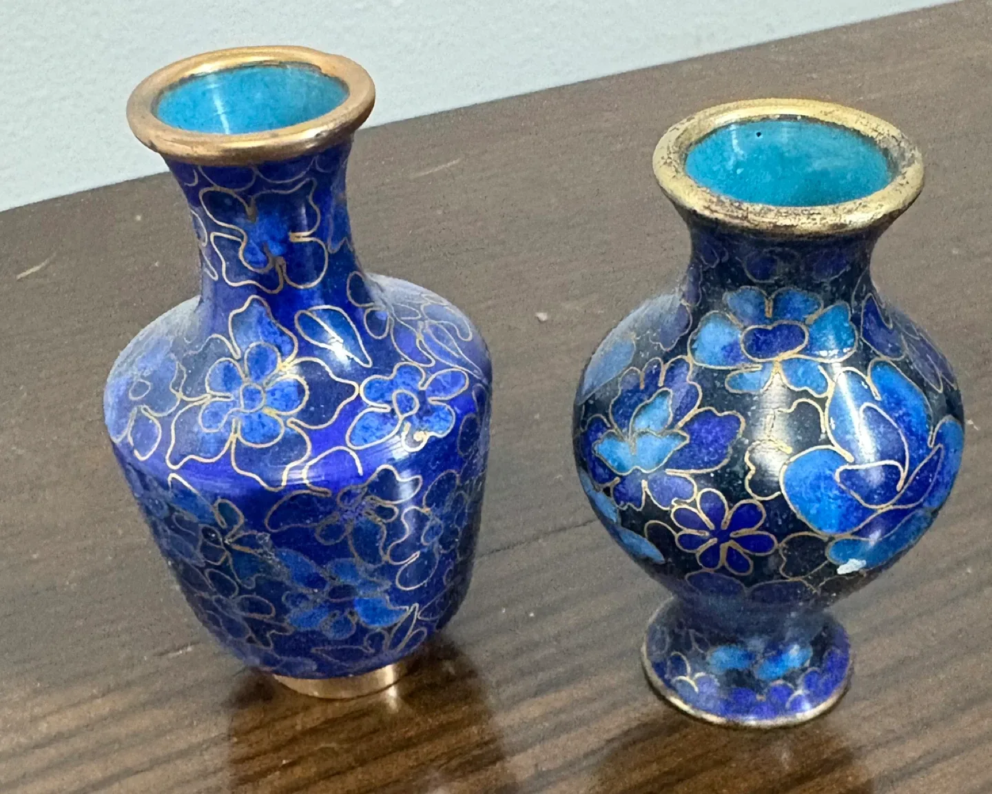 Cloisonné Vases - Pair of Decorative Vases image indicator(2)