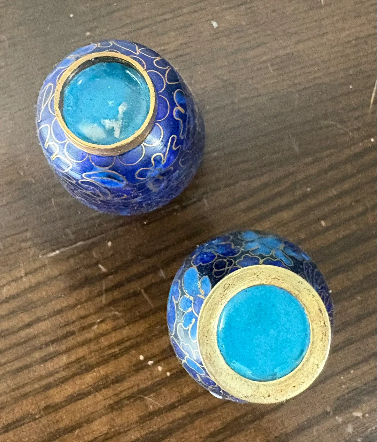 Cloisonné Vases - Pair of Decorative Vases image indicator(4)