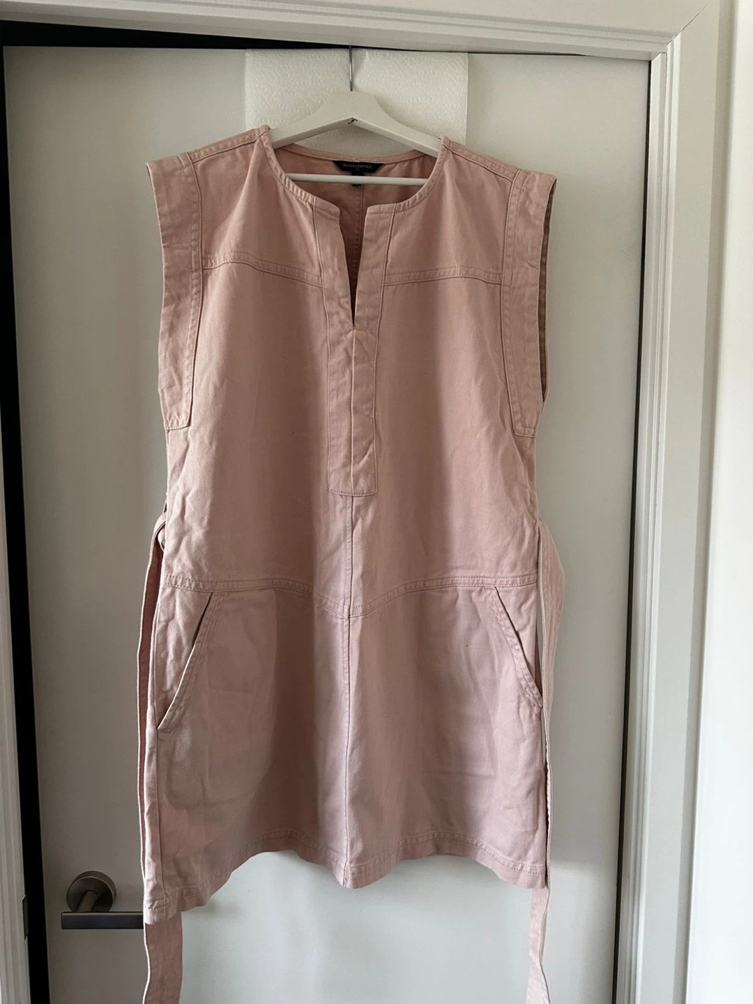 Banana Republic Pink Denim Dress - Size L - photo 4