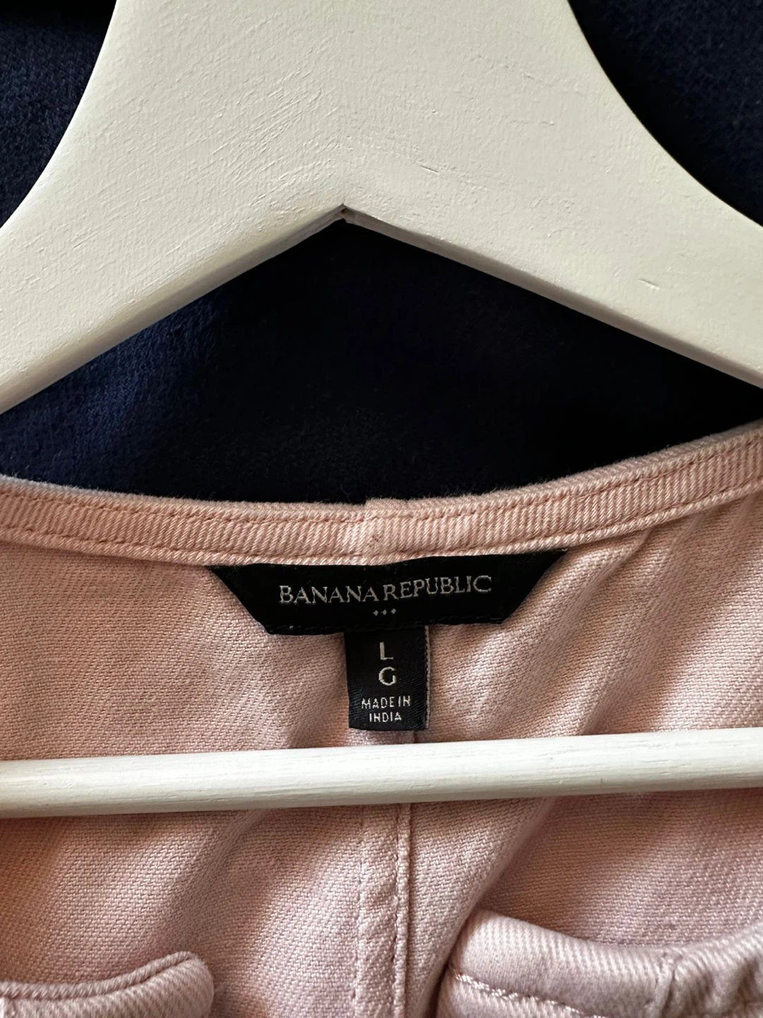 Banana Republic Pink Denim Dress - Size L - photo 3