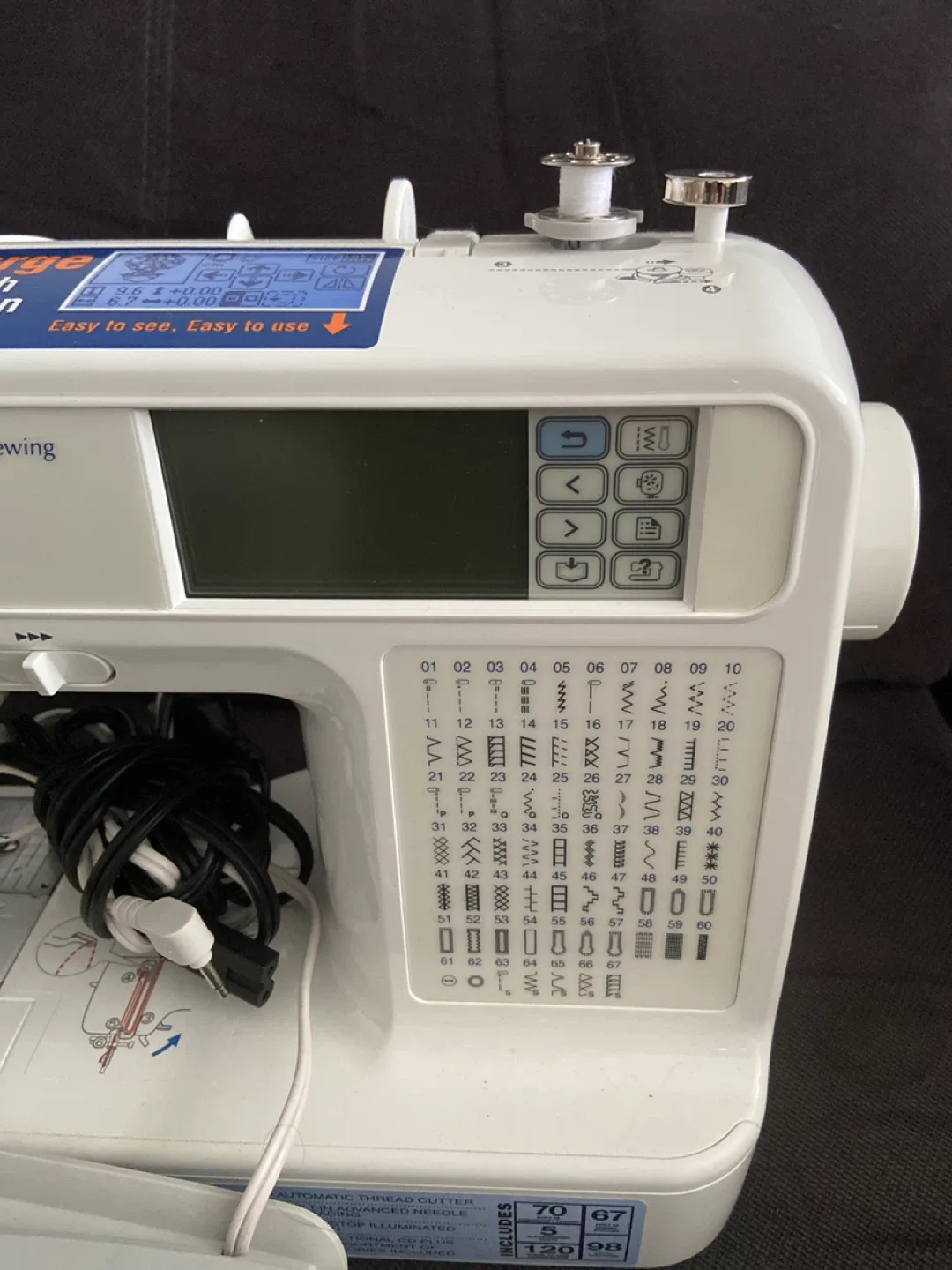 Brother LB-6800 Embroidery & Sewing Machine image indicator(2)