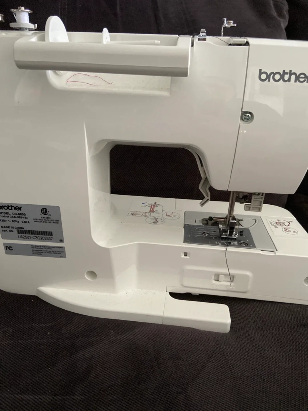 Brother LB-6800 Embroidery & Sewing Machine image indicator(7)
