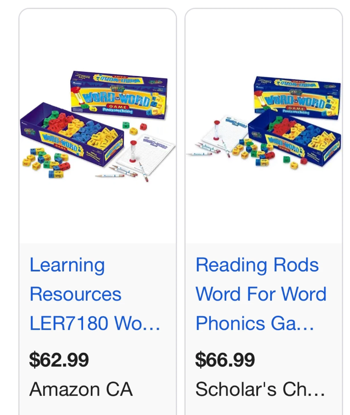 Learning Resources Word for Word Phonics Game - photo 4