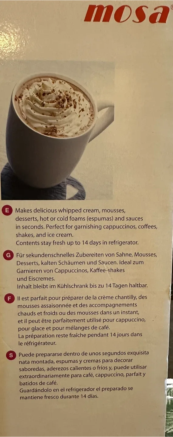 Grande Culinary Whipper & Gordon Cream Chargers image indicator(3)