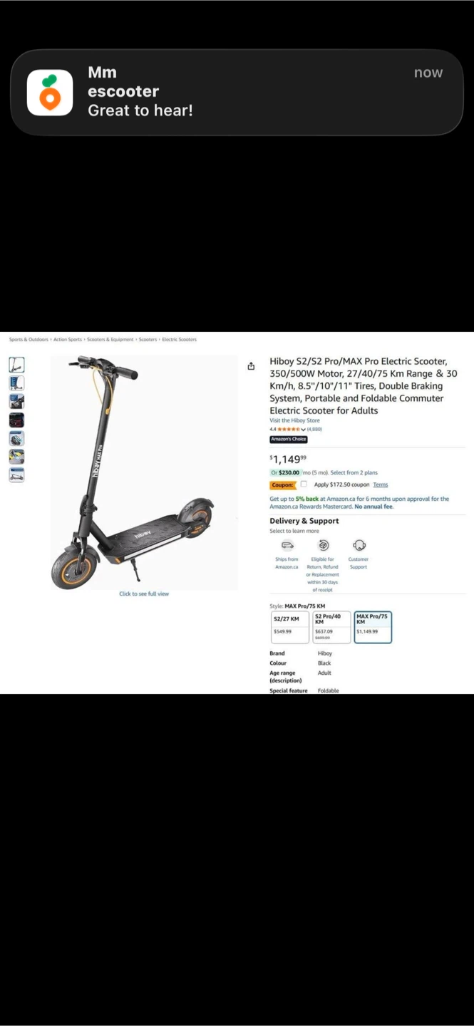 Hiboy MAX Pro Electric Scooter - photo 3