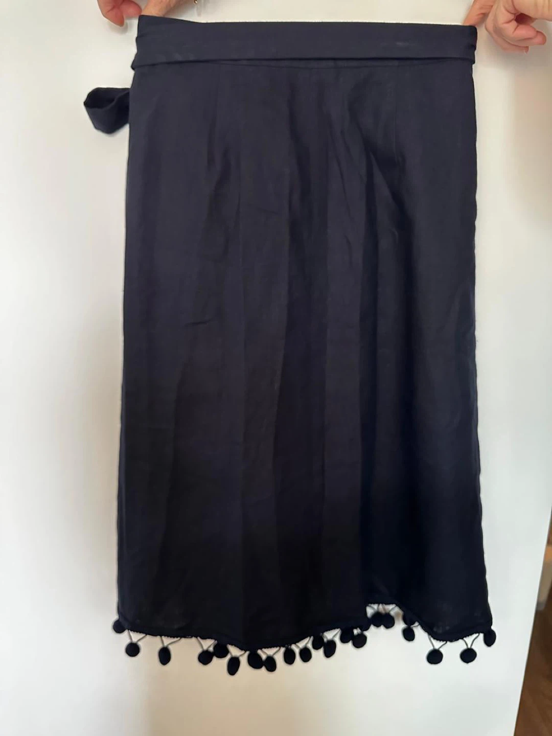 Zara Woman Navy Wrap Skirt - Size M - photo 2