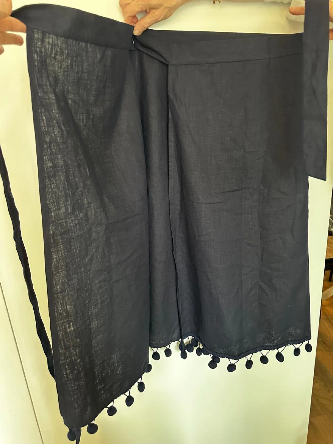 Zara Woman Navy Wrap Skirt - Size M - photo 4