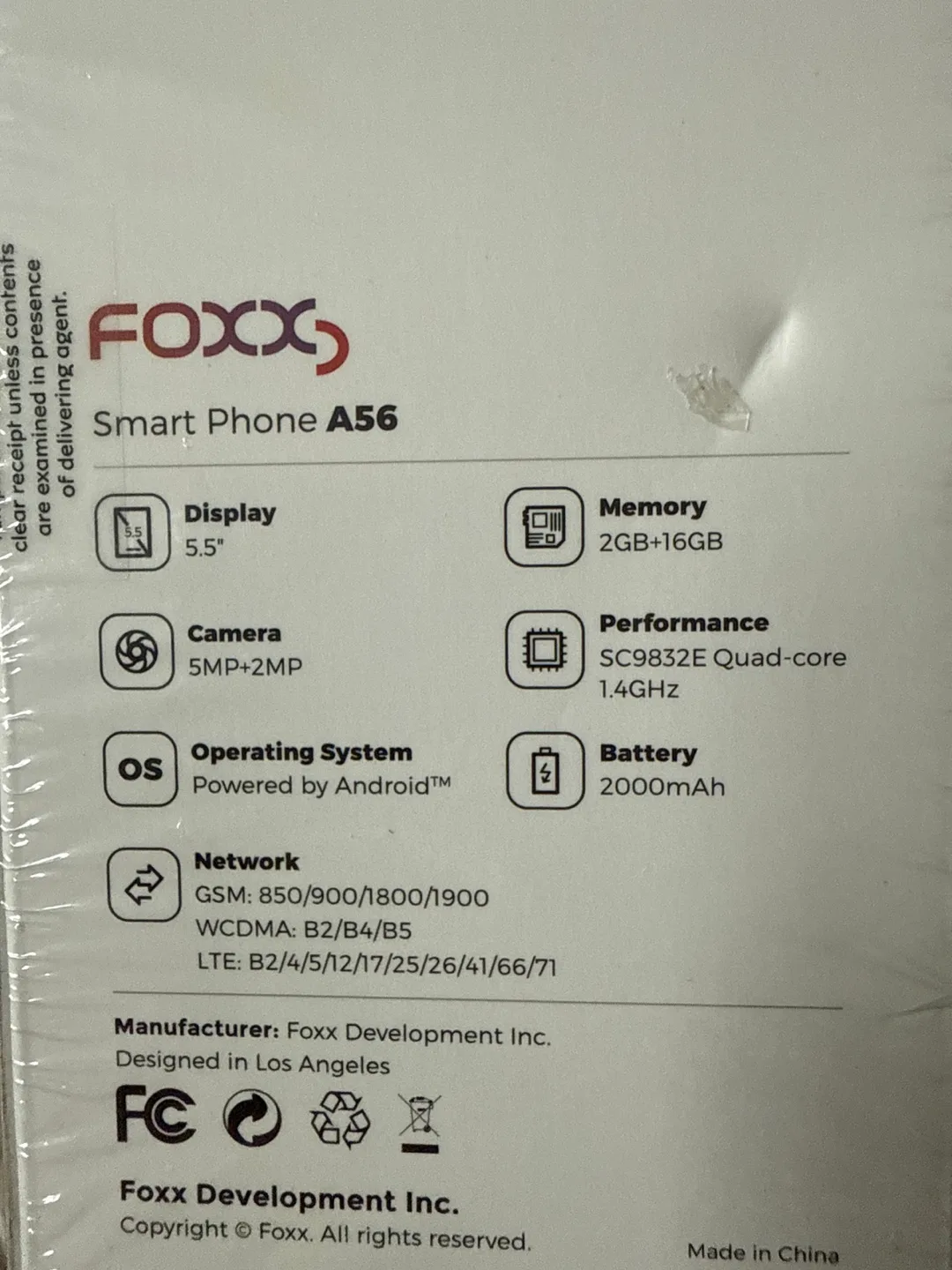 Foxx A56 Smartphone - 5.5" Display, Android 13 image indicator(8)