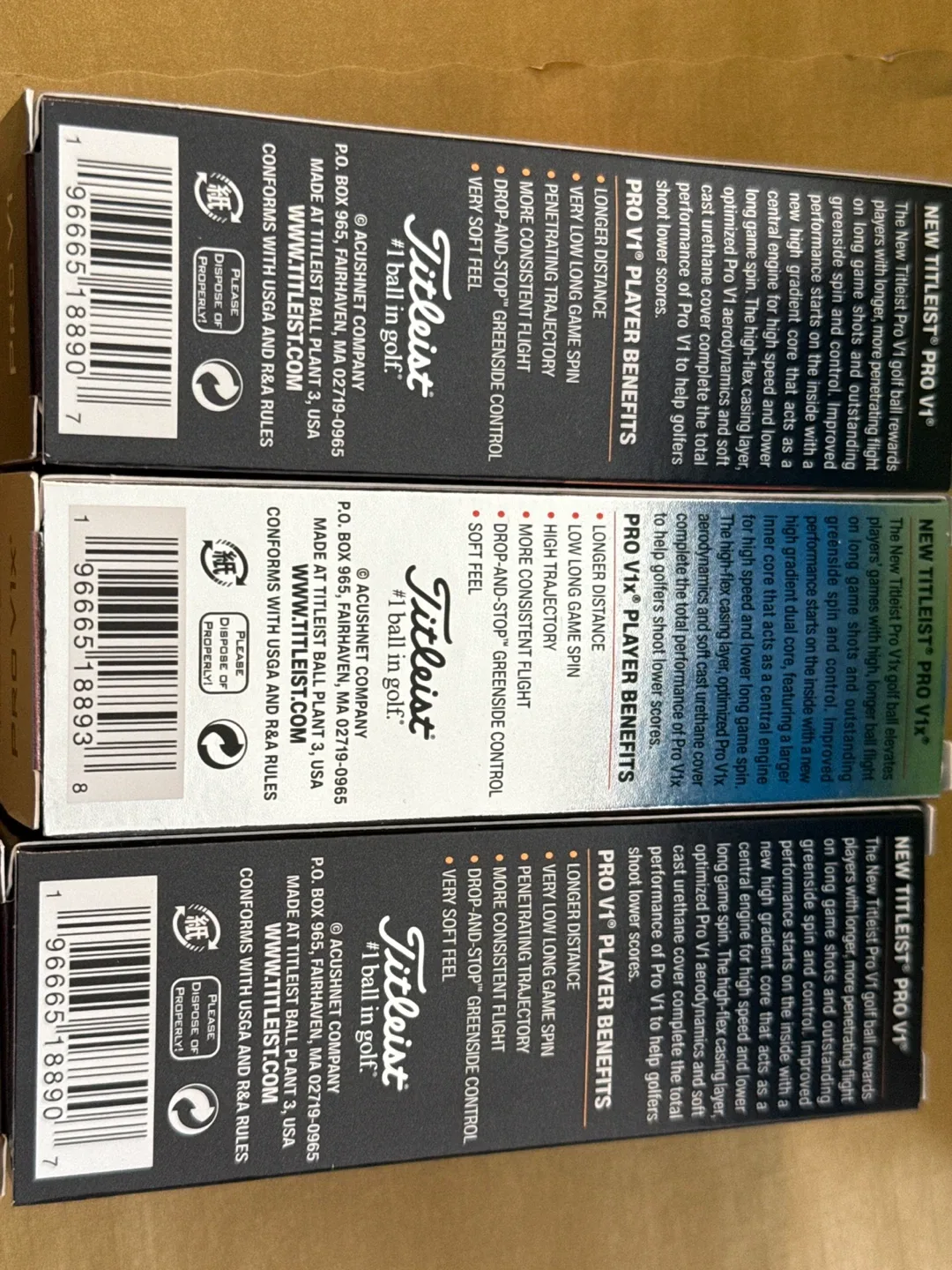 Titleist Pro V1 and V1x Golf Balls - New image indicator(2)