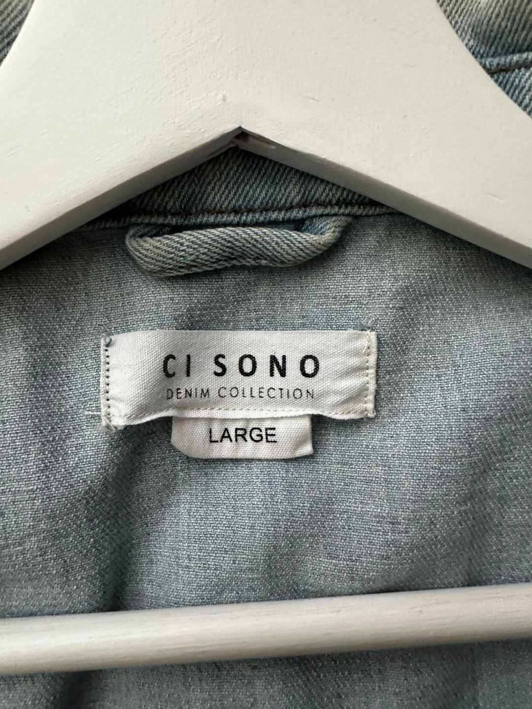 Ci Sono Denim Jacket - Size Large - photo 4