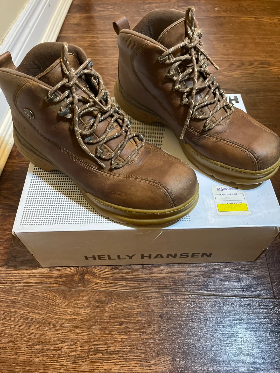 Helly Hansen Brown Leather Hiking Boots