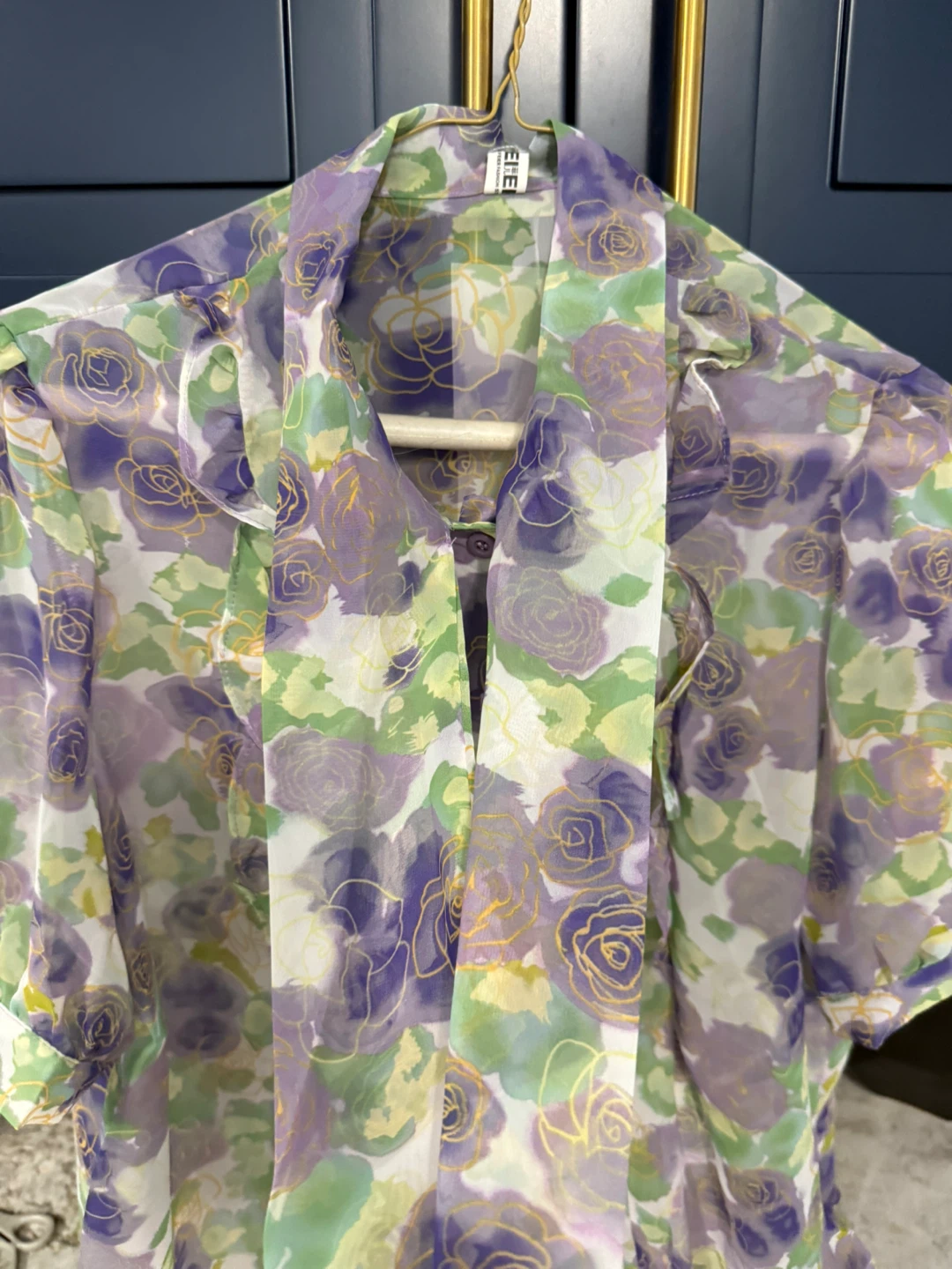 New Floral Blouse by FEIER China Fashion Style size M - photo 4