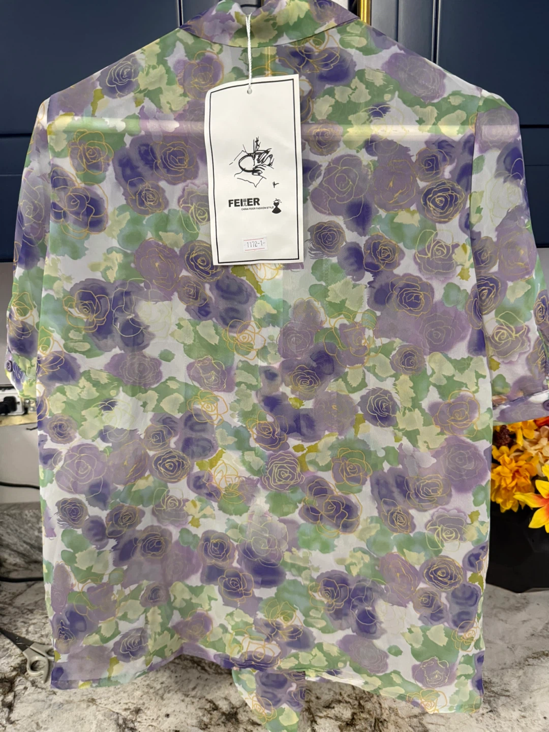 New Floral Blouse by FEIER China Fashion Style size M - photo 3