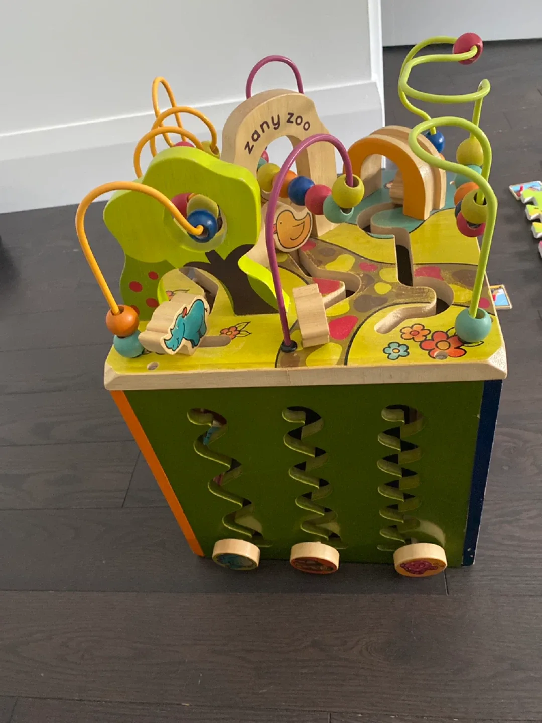 B. Zany Zoo Wooden Activity Cube image indicator(3)