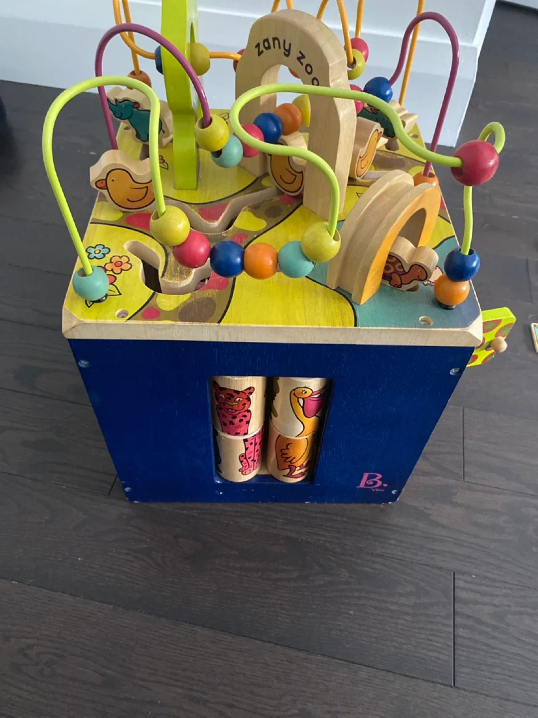 B. Zany Zoo Wooden Activity Cube image indicator(2)