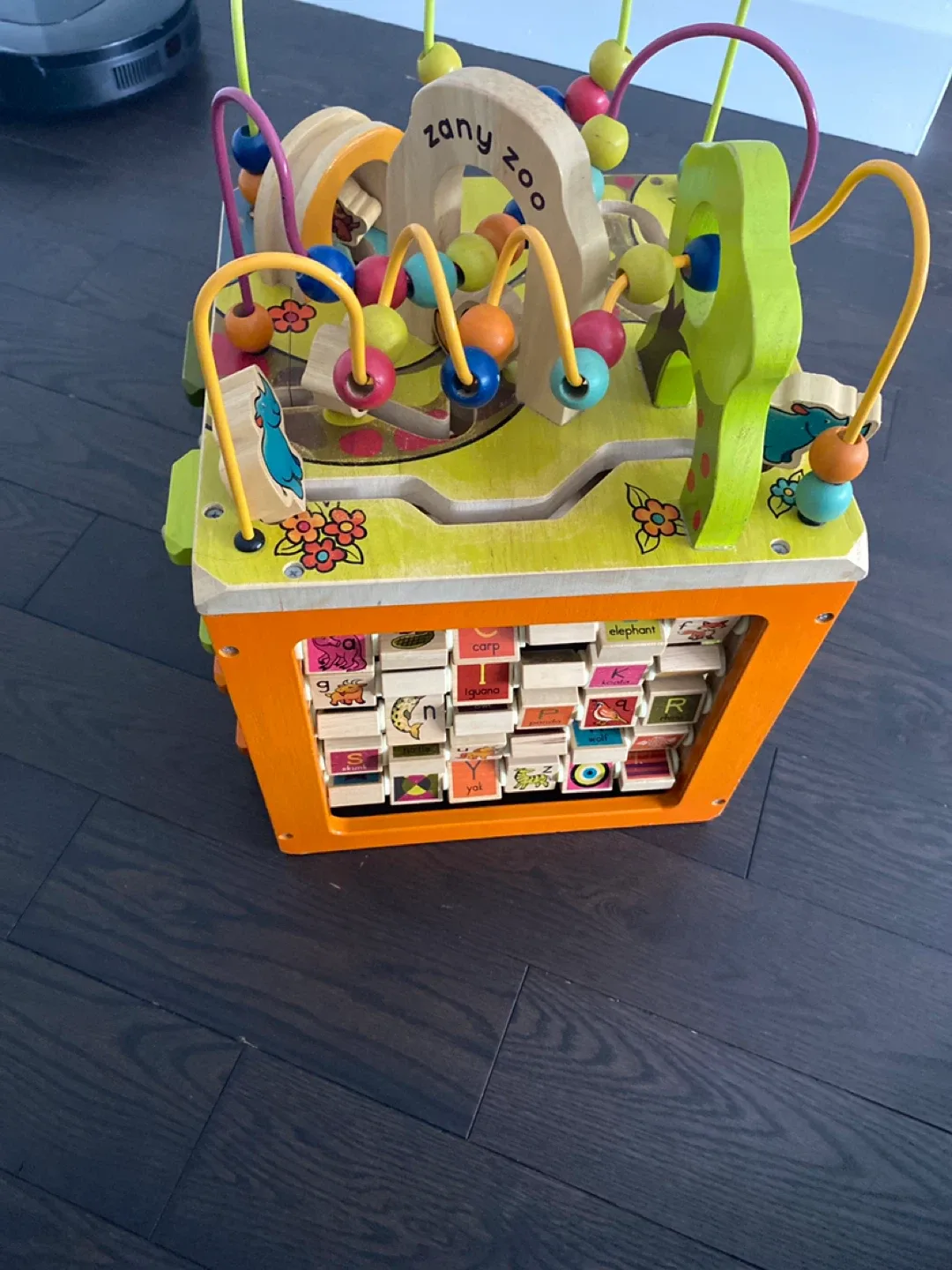 B. Zany Zoo Wooden Activity Cube image indicator(4)