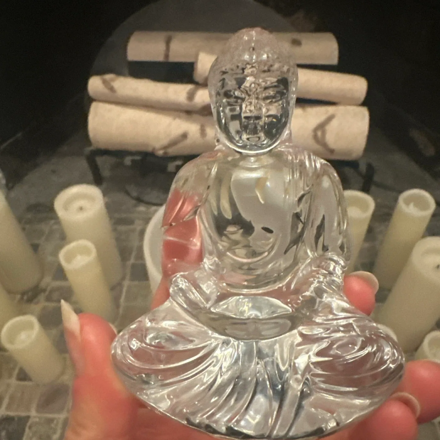 Baccarat Crystal Buddha Figurine image indicator(2)