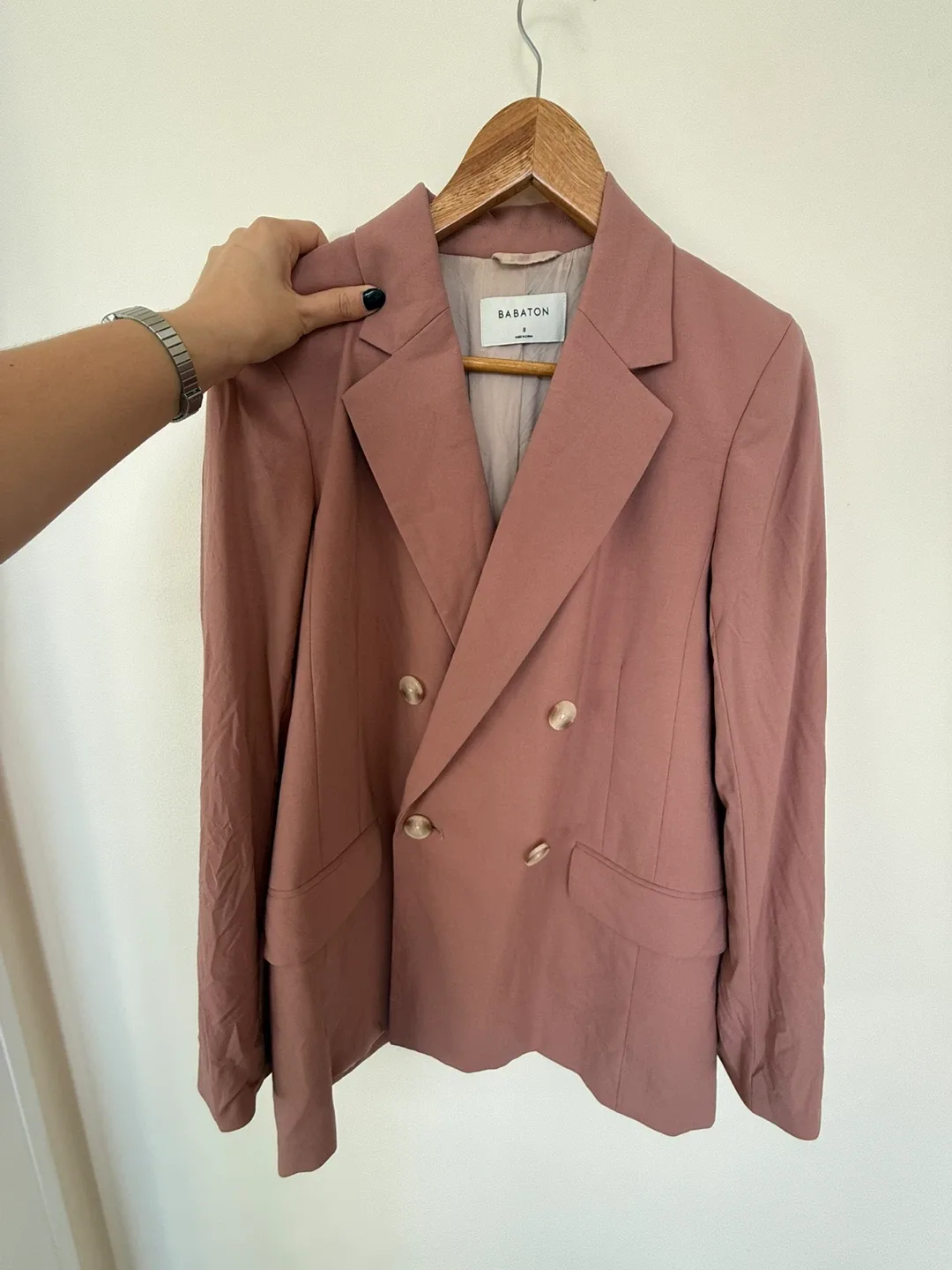 Babaton Pink Blazer - Size 8 thumbnail