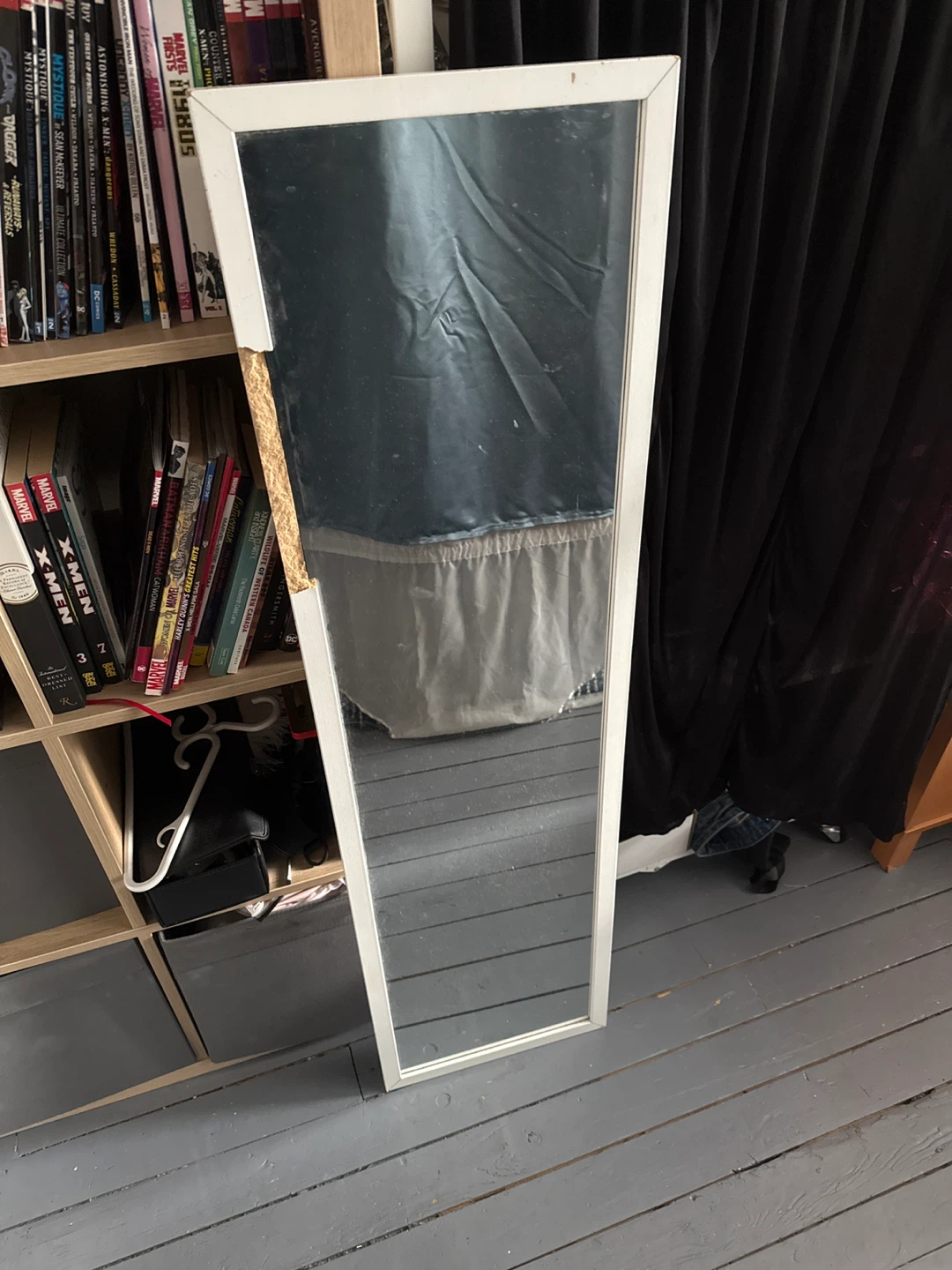 White Framed Mirror