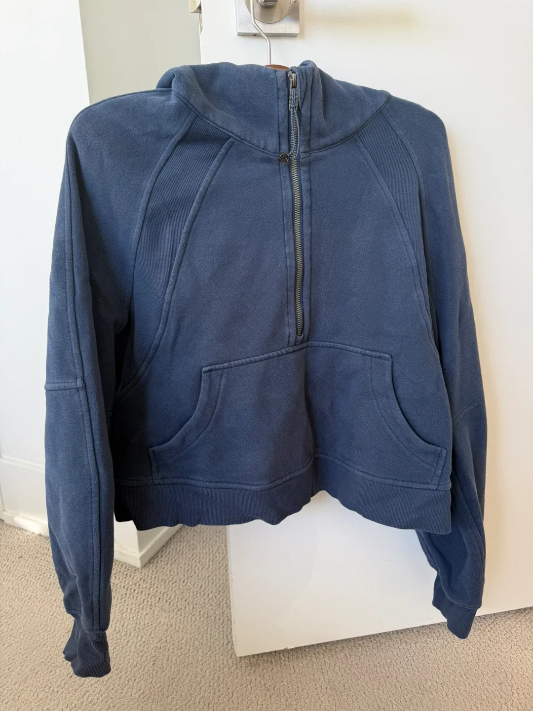 Lululemon Scuba Oversized 1/2 Zip Cropped Hoodie thumbnail