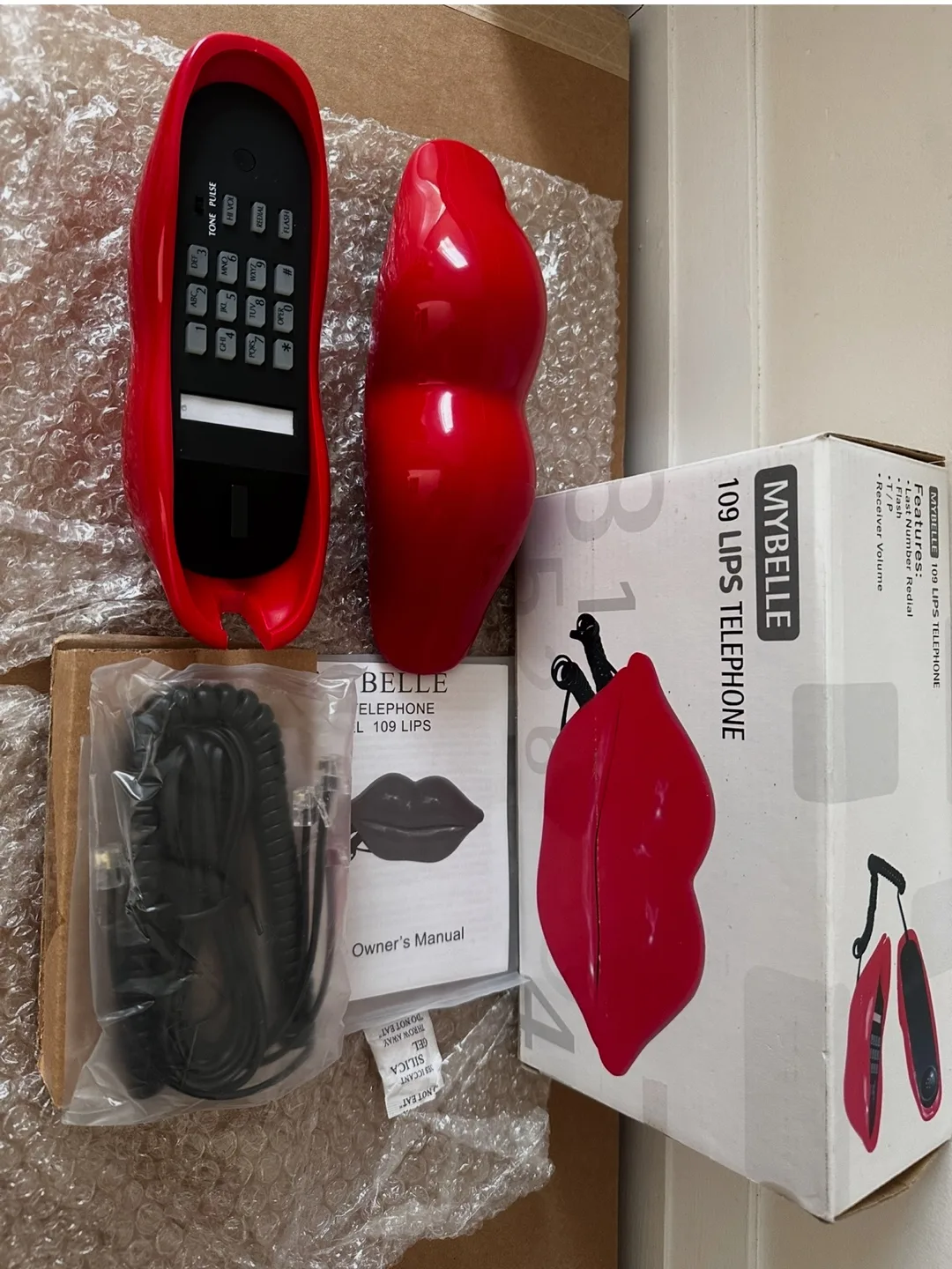 Urban outfitters MYBELLE 109 Lips Telephone - Retro Red image indicator(2)