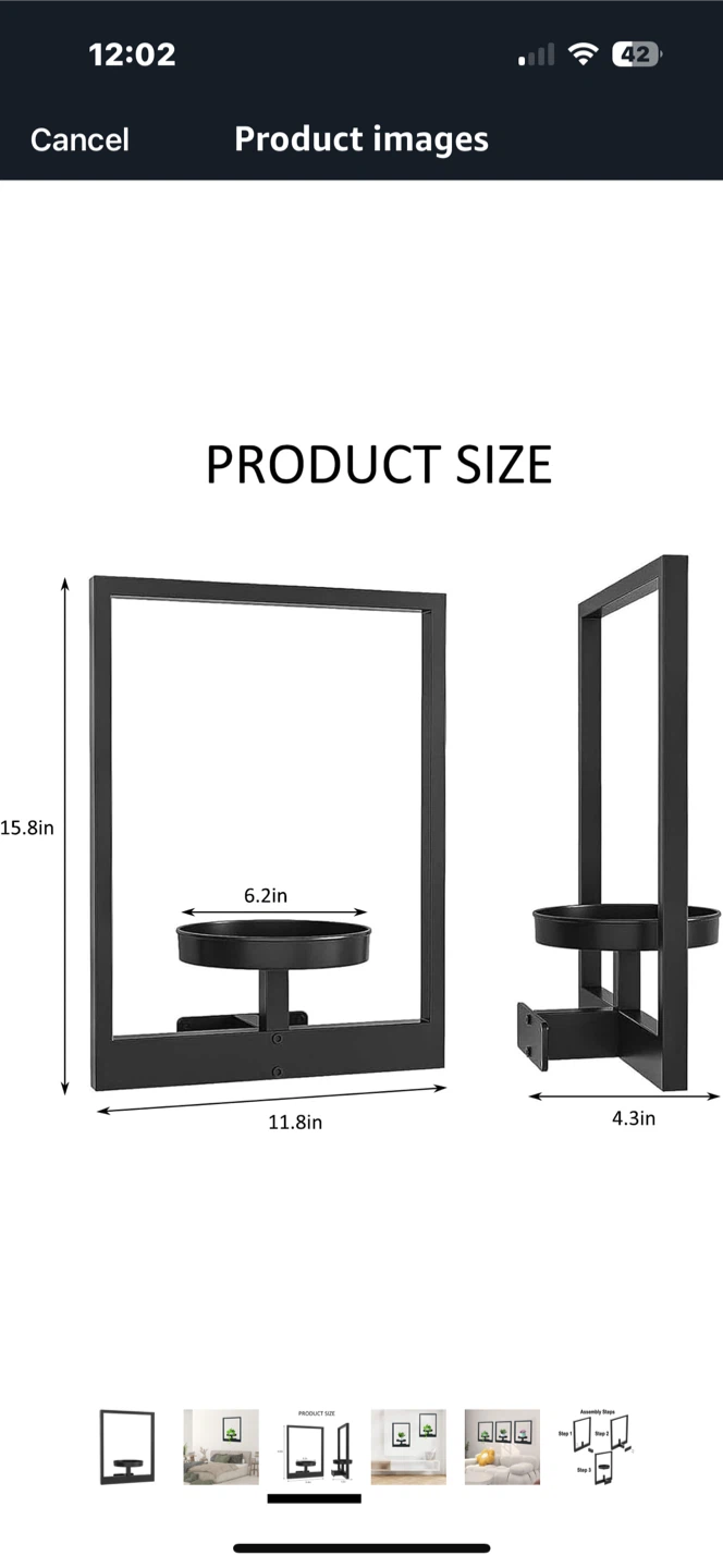 Wall Plant Frame - Stylish Photo Frame & Plant Holder - photo 2