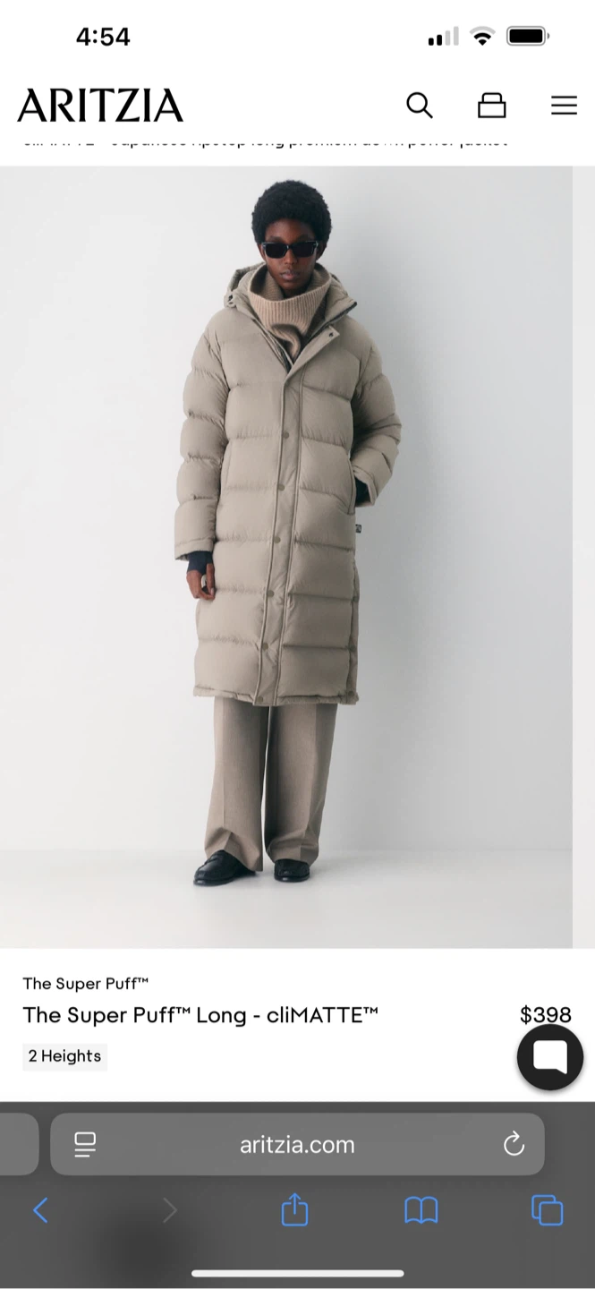 Aritzia The Super Puff Long - cliMATTE
