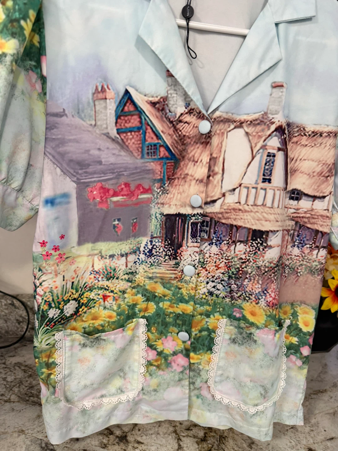 PloyPa Studio Shirt with Cottagecore Design size M - photo 5