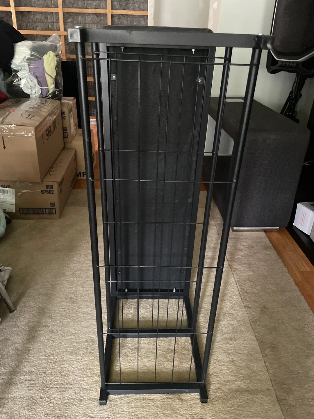 Black-Grey Shoe Rack Bench image indicator(5)