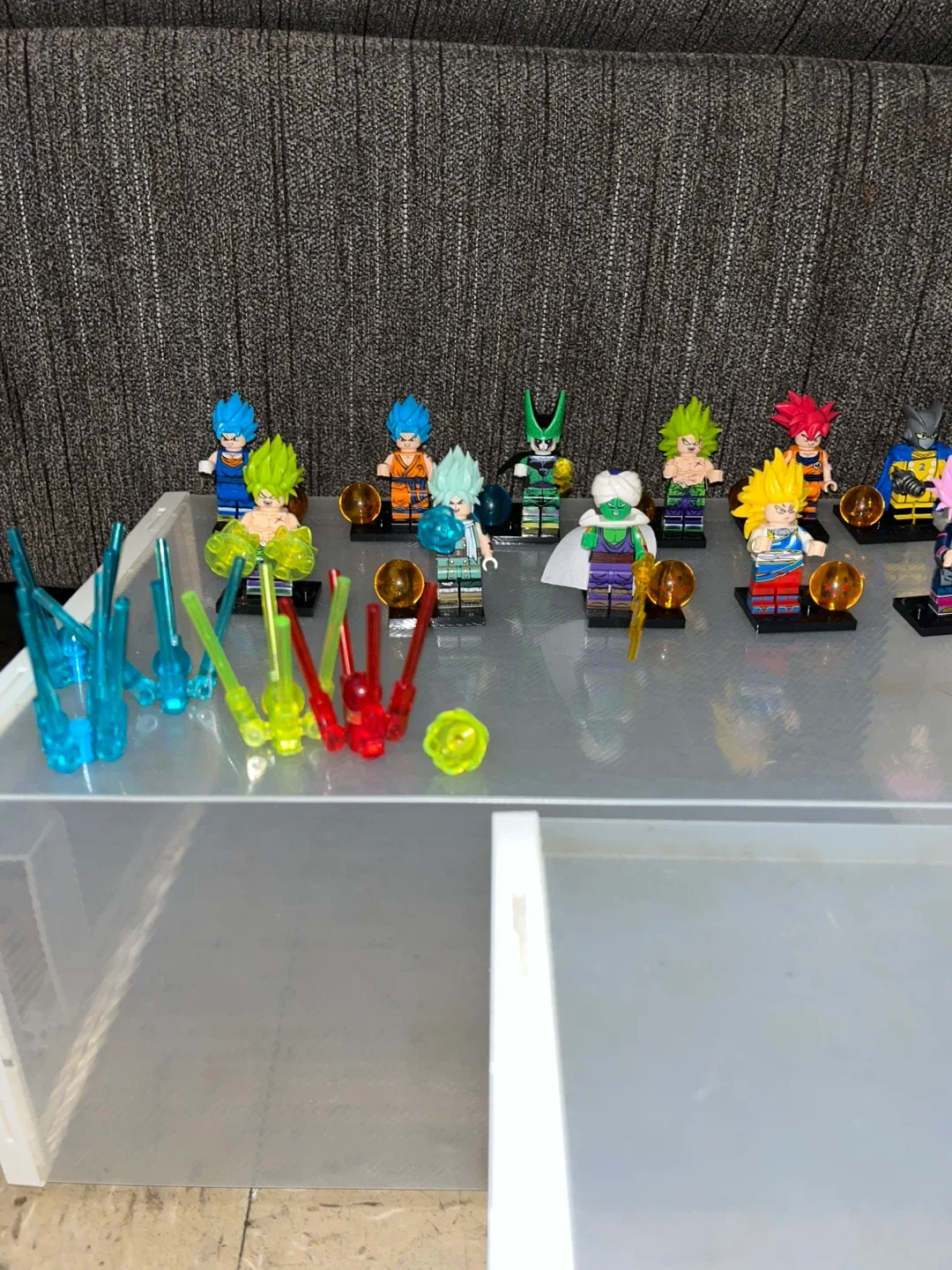 Lego anime mini figure lot, dragon ball z, jjk, and bleach image indicator(5)
