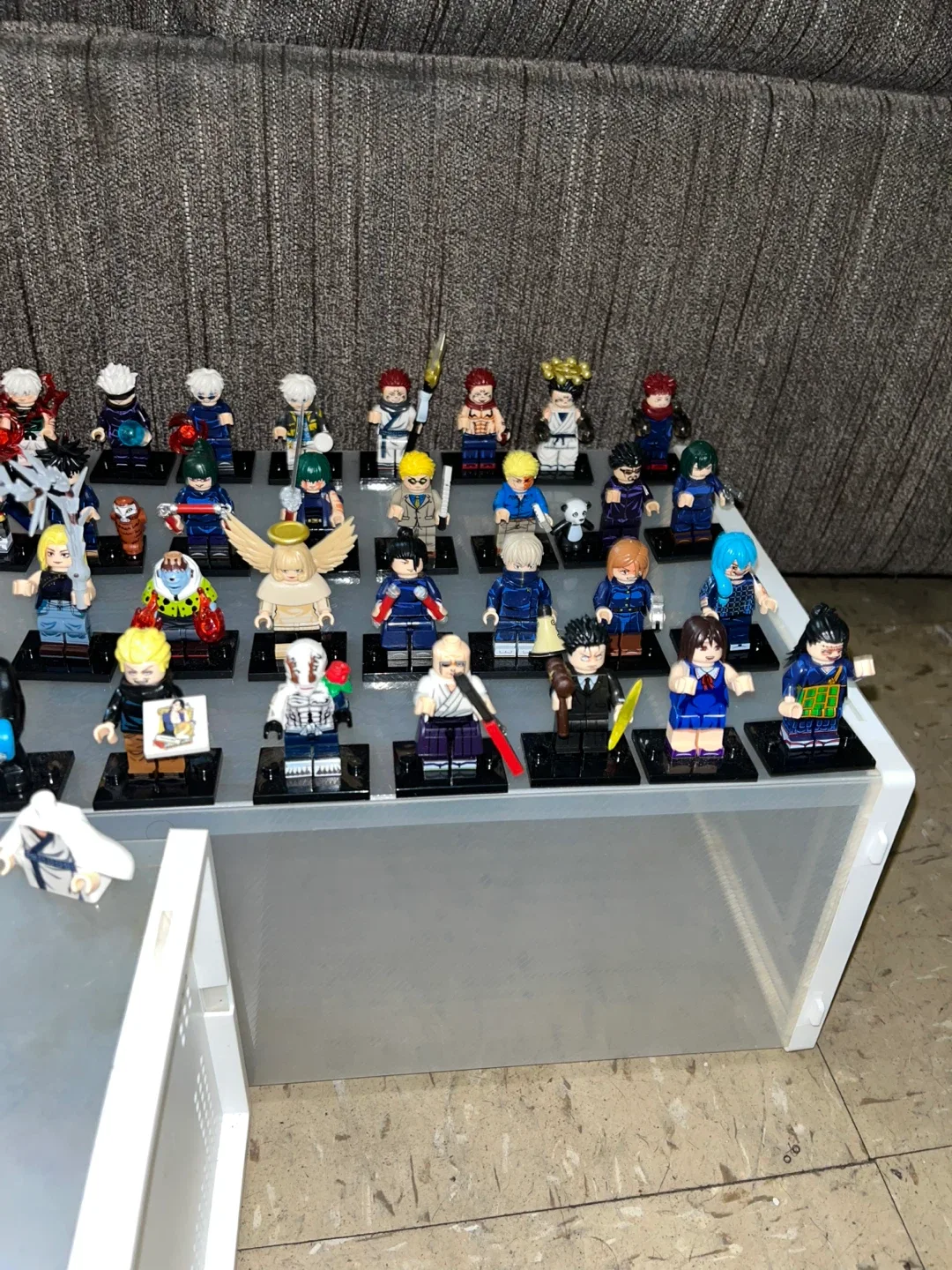 Lego anime mini figure lot, dragon ball z, jjk, and bleach image indicator(6)