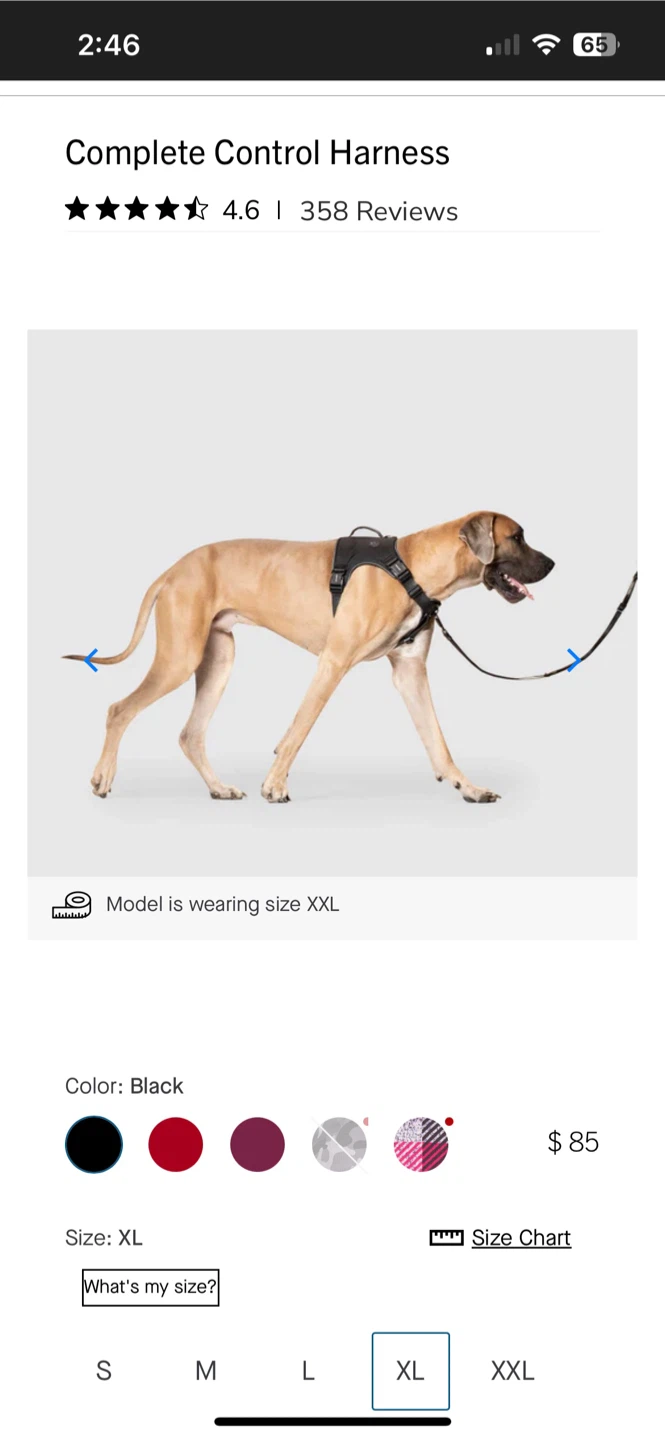 Canada Pooch dog harness - photo 2